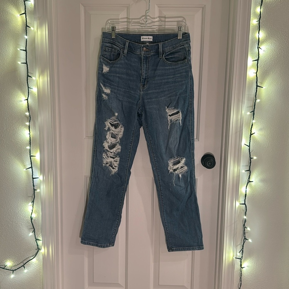 Ripped Blue Jeans